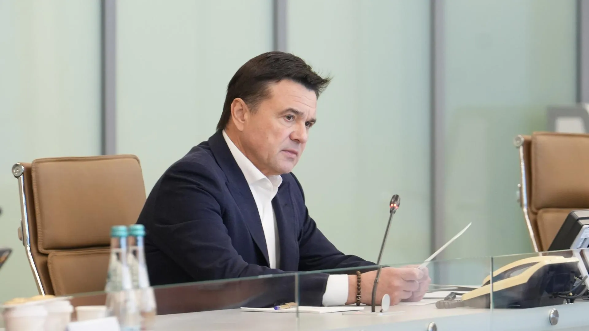 Андрей Воробьев пожелал врип главы Реутова Алексею Ковязину успехов в работе