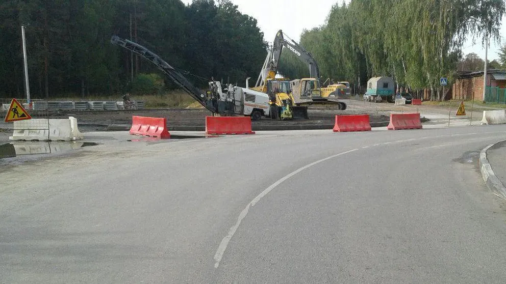 Капремонт перекрестка с устройством новой кольцевой развязки начался в Зарайске