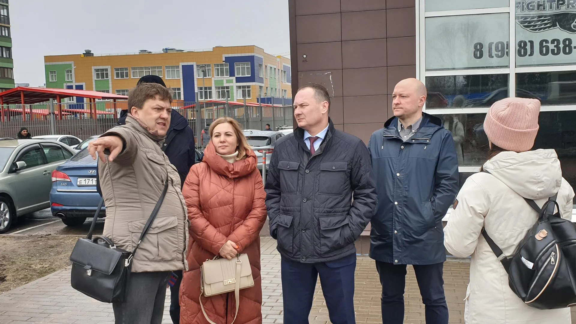 Врип главы Красногорска осмотрел проблемные места Путилкова