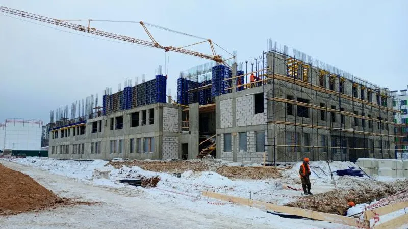 В Мытищах начали возводить третий этаж детского сада на 320 мест