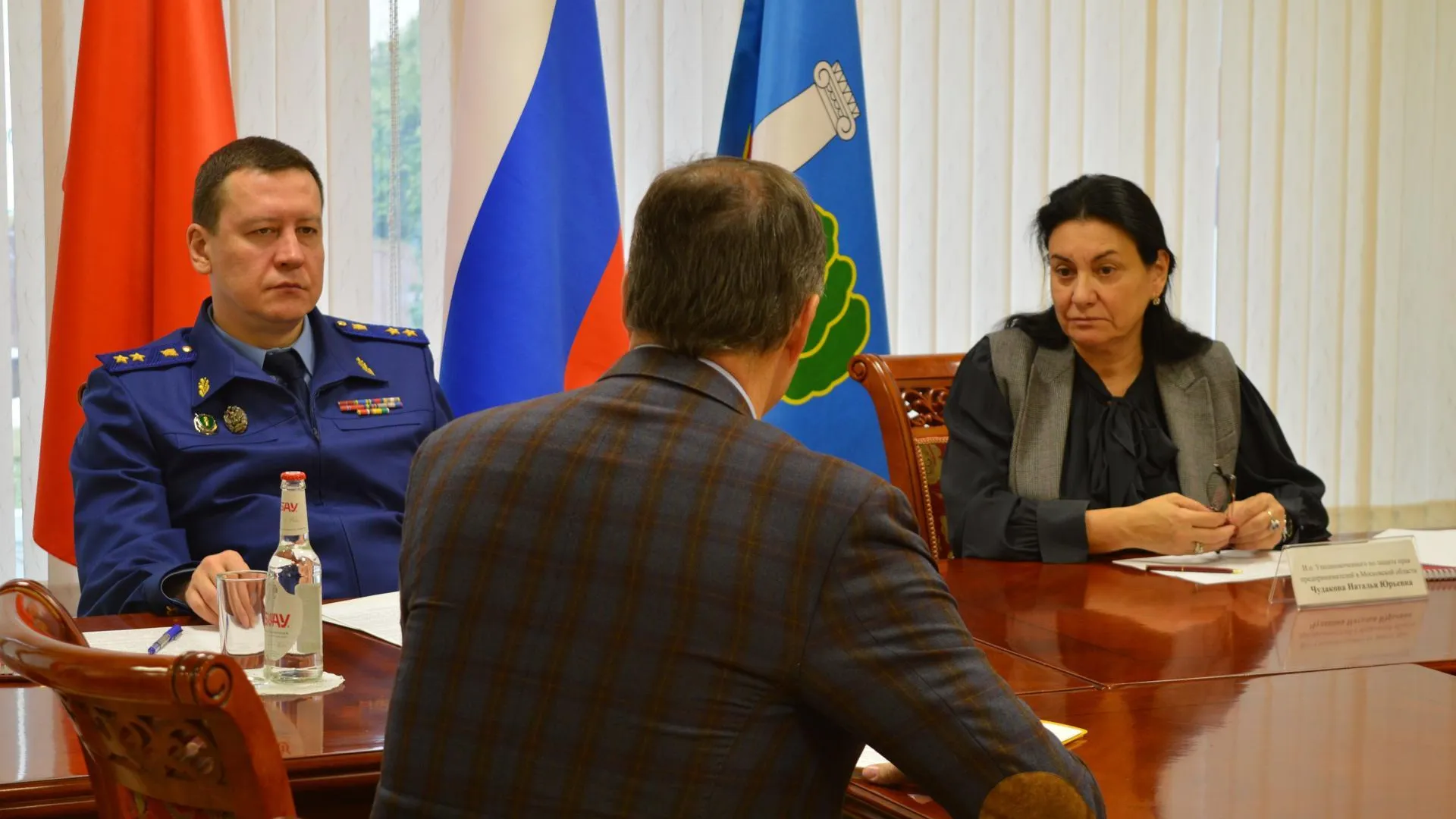 Прокурор и бизнес-омбудсмен Подмосковья провели совместный прием предпринимателей