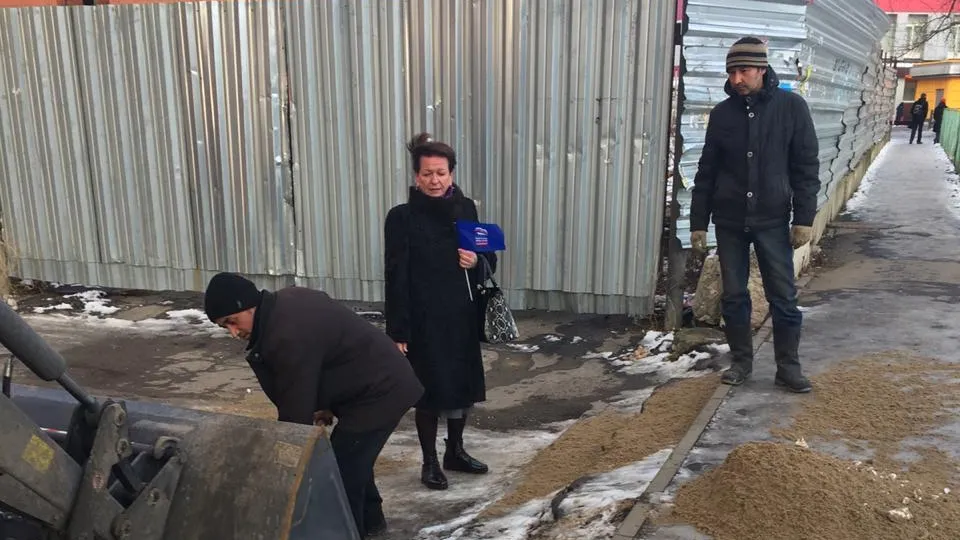 Недочеты устранили в уборке двора по Красногвардейскому бульвару в Подольске