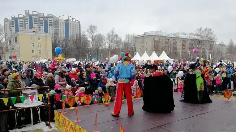 Порядка 17 тысяч человек приняли участие в праздновании Масленицы в Королеве