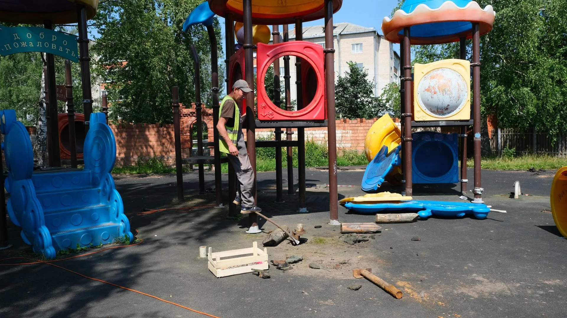 В Шаховской появится современная детская площадка