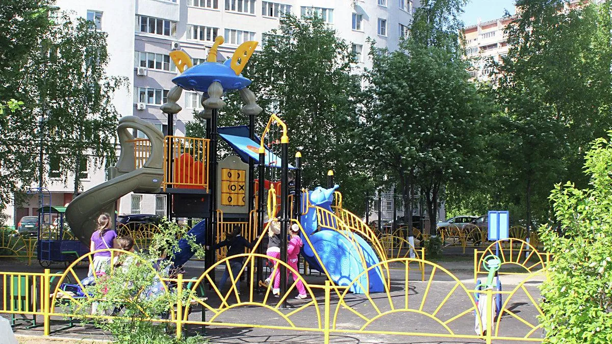Две новые детские площадки установили в Королеве за прошедшую неделю