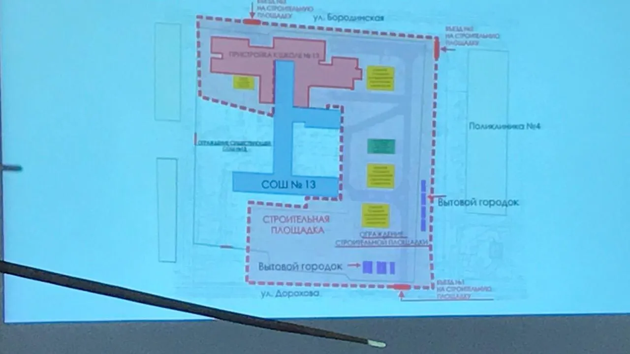 В Подольске началось строительство пристройки к школе №13