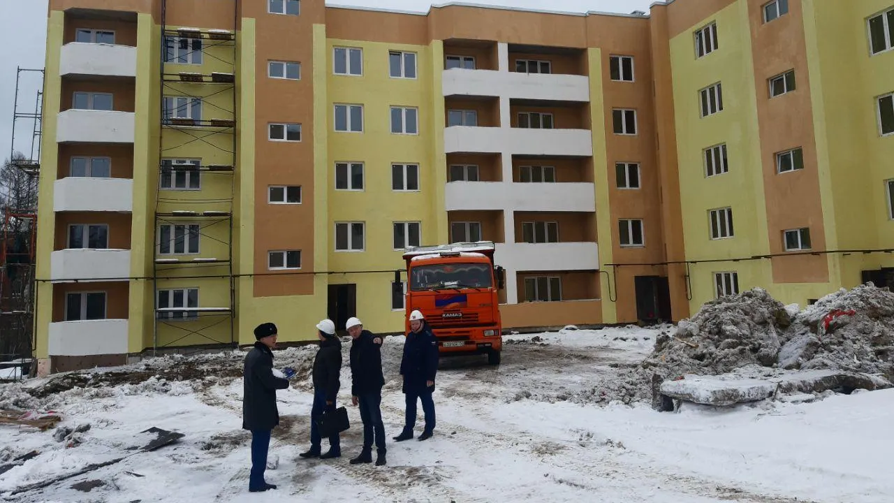В горокруге Клин к маю достроят второй МКД для переселения жителей из ветхого здания