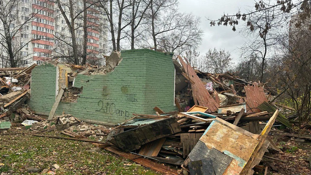 В Богородском округе снесли два аварийный жилых дома