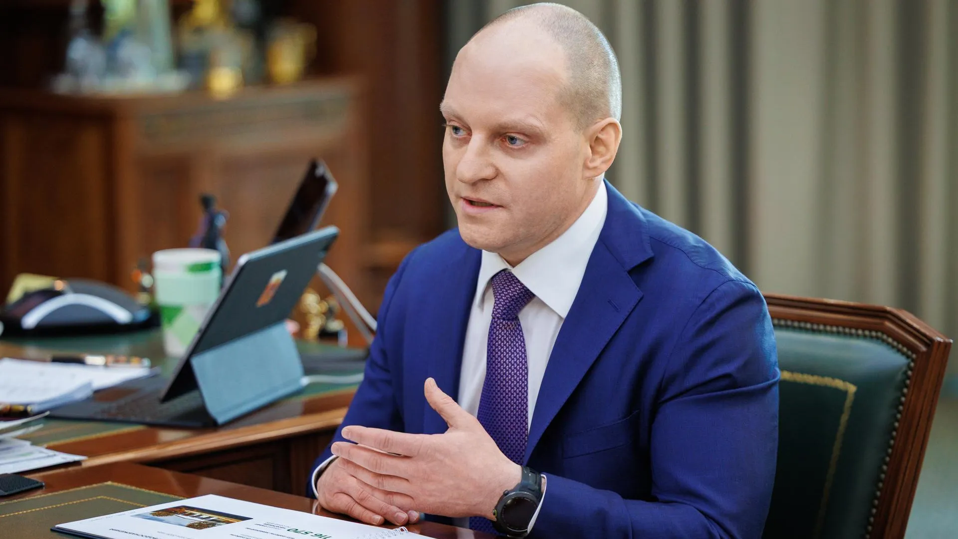 Глава округа Пушкинский доложил губернатору Воробьеву о модернизации ЖКХ