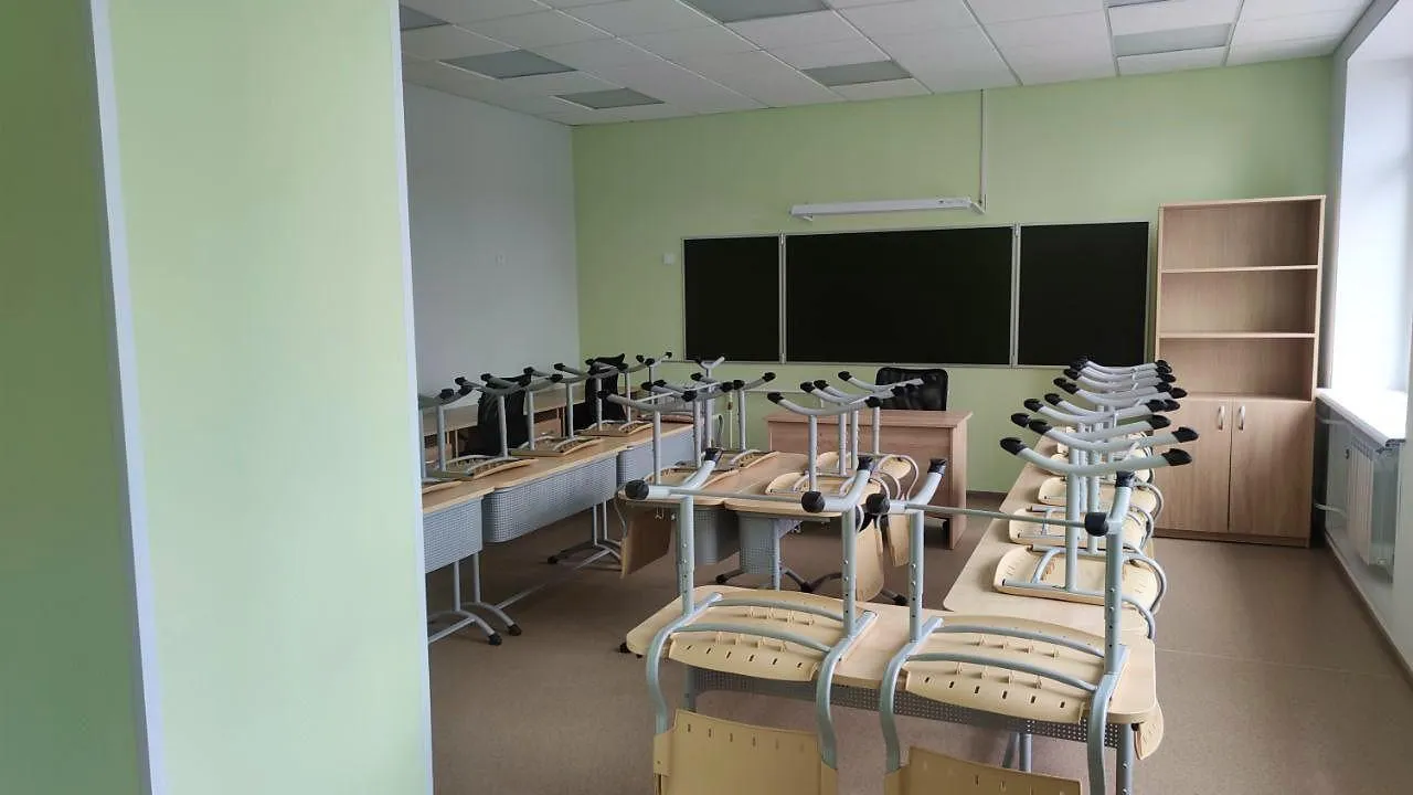После капитального ремонта готовится к открытию Ильинская школа в Домодедове