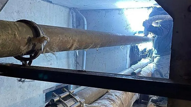 В высотке Одинцовского округа остановили теплопотери на инженерных коммуникациях