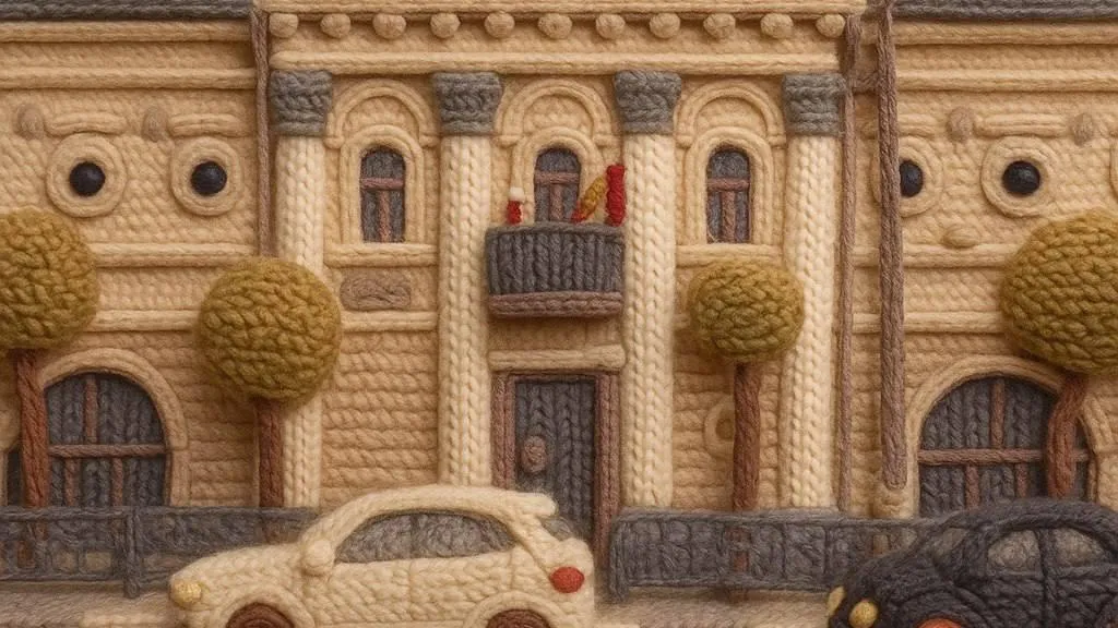 Творческие егорьевцы создают в нейросети «вязаные» изображения родного города