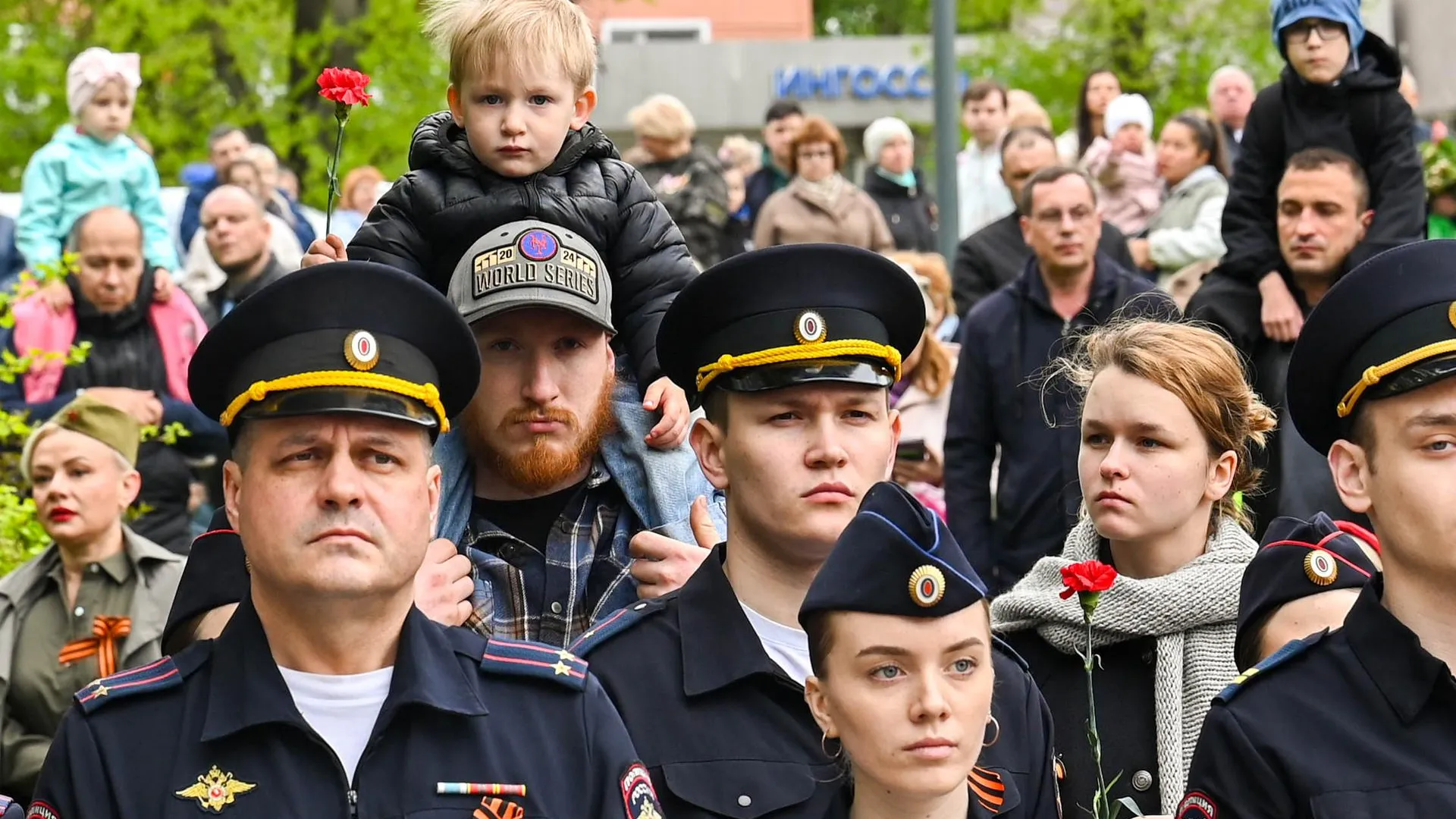 В Ленинском округе Подмосковья прошел митинг к 9 Мая