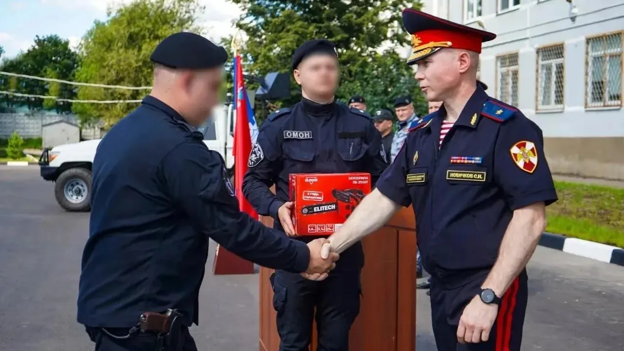 ОМОН «Пересвет» в Подмосковье отметил 31-ю годовщину