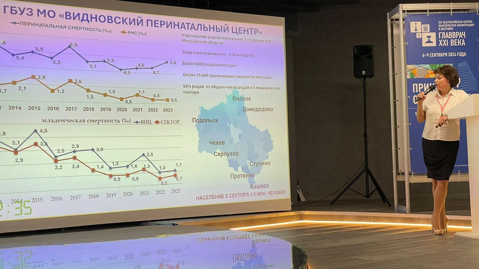 Лучшие сотрудники Видновского перинатального центра поделились опытом на семинаре в Сочи