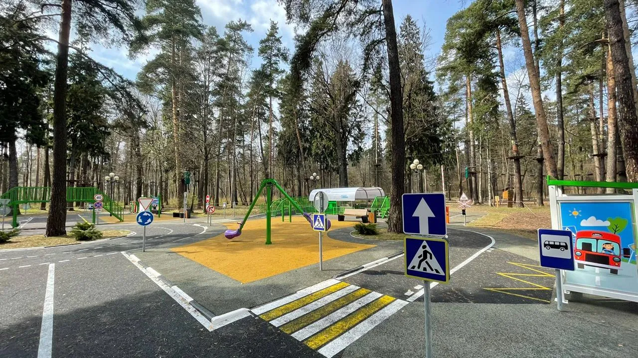 Детский автогородок откроют в парке Красногорска 31 мая