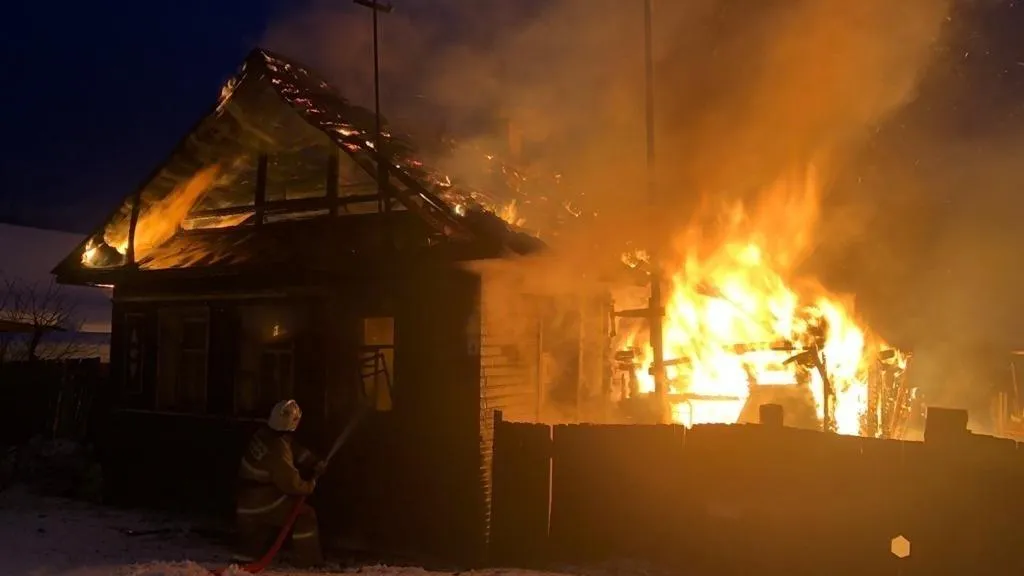 Человек пострадал при пожаре в хозпостройке в Богородском округе