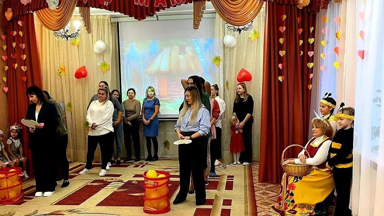 Дети и родители провели спортивное мероприятие в детском саду в Наро-Фоминске