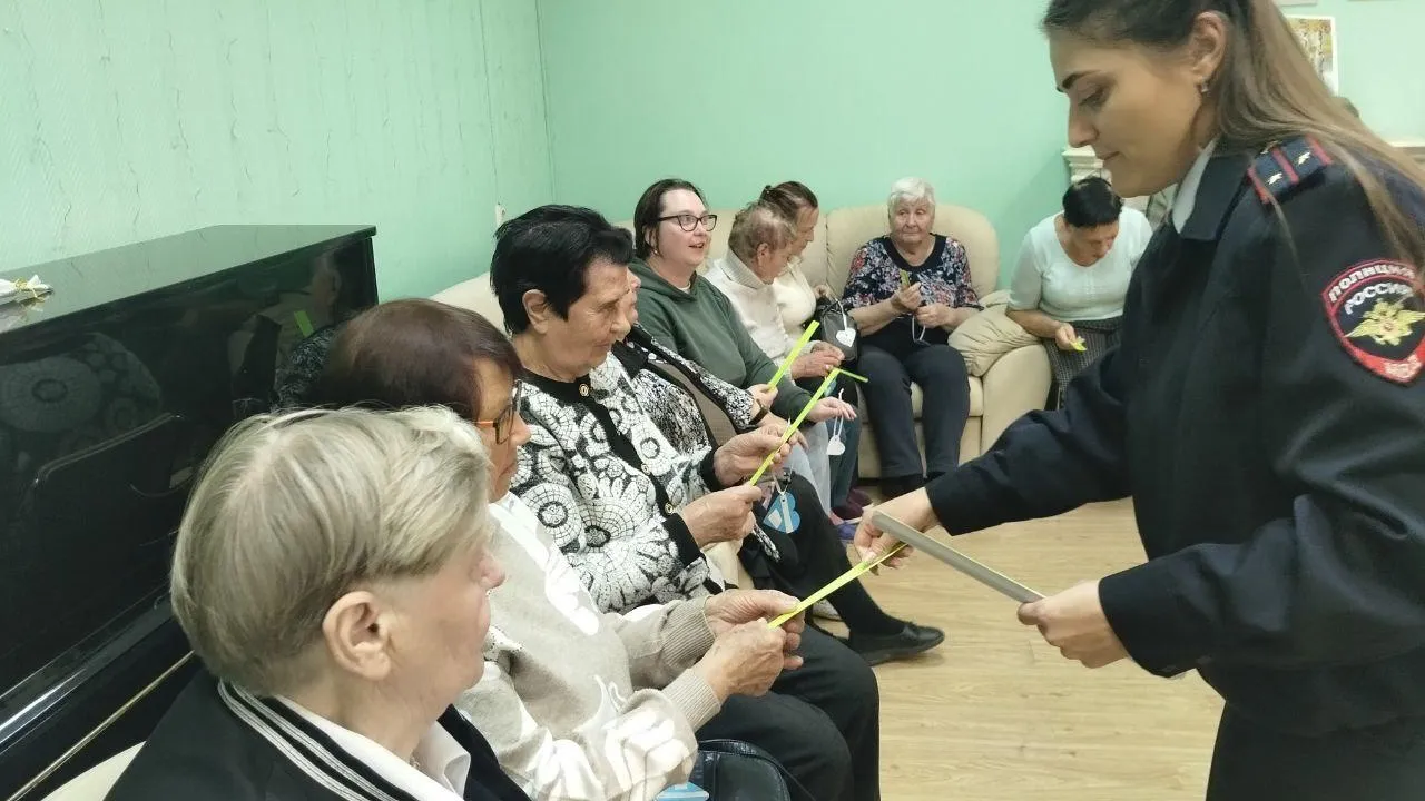В Домодедове провели урок безопасности для пенсионеров