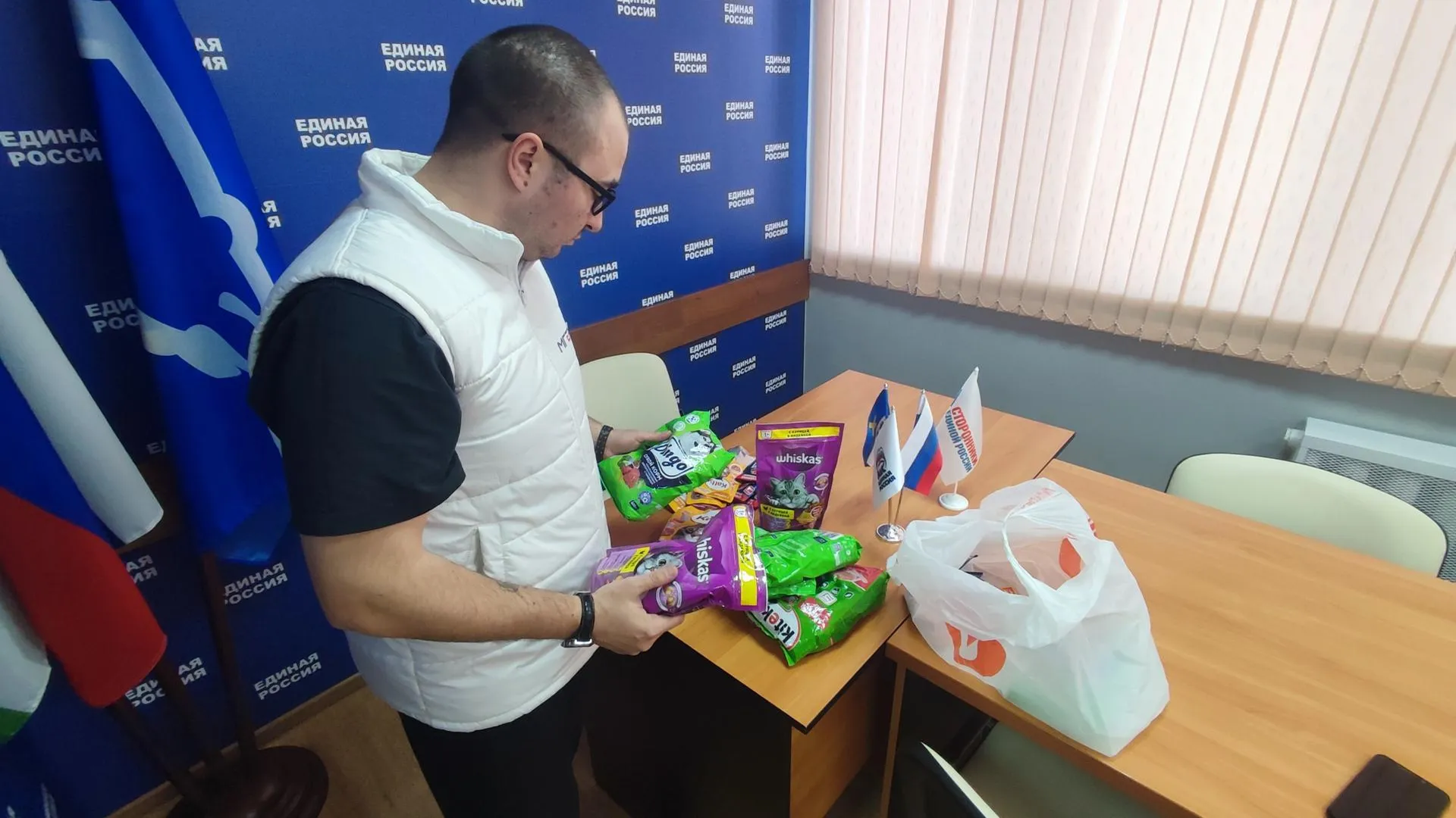В Кашире стартовала акция по сбору кормов для кошек и собак для приюта бездомных животных