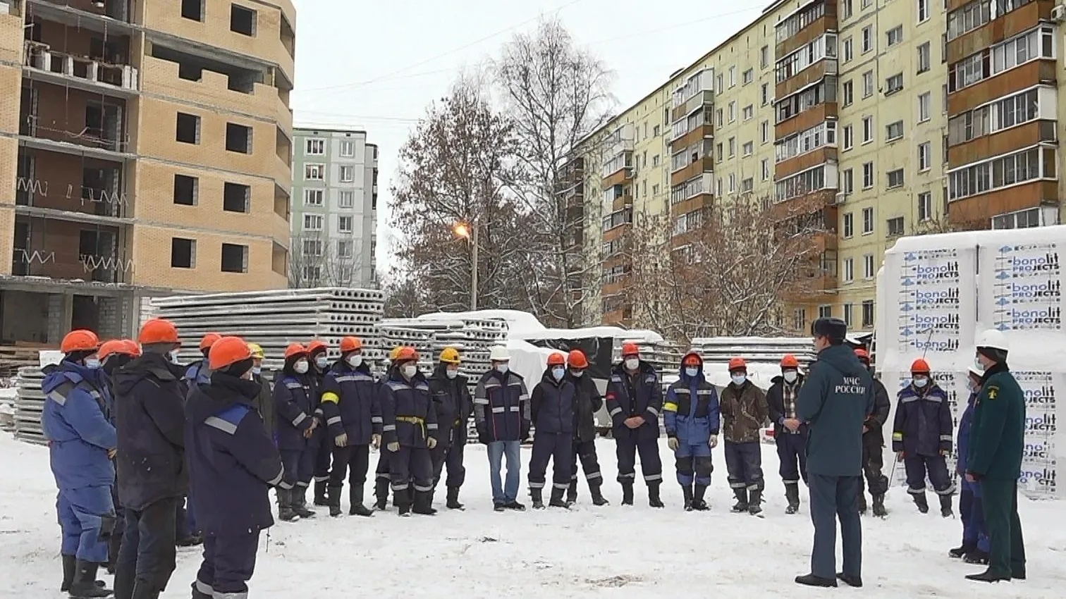 Рейды по противопожарной безопасности проводятся на стройплощадках Подмосковья