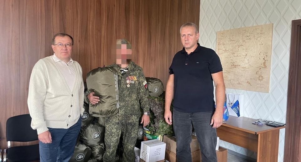 Депутат Живцов передал гуманитарную помощь участникам СВО для подготовки к зиме