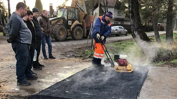 Реконструкцию водоотводных кюветов провели в поселке Одинцовского округа