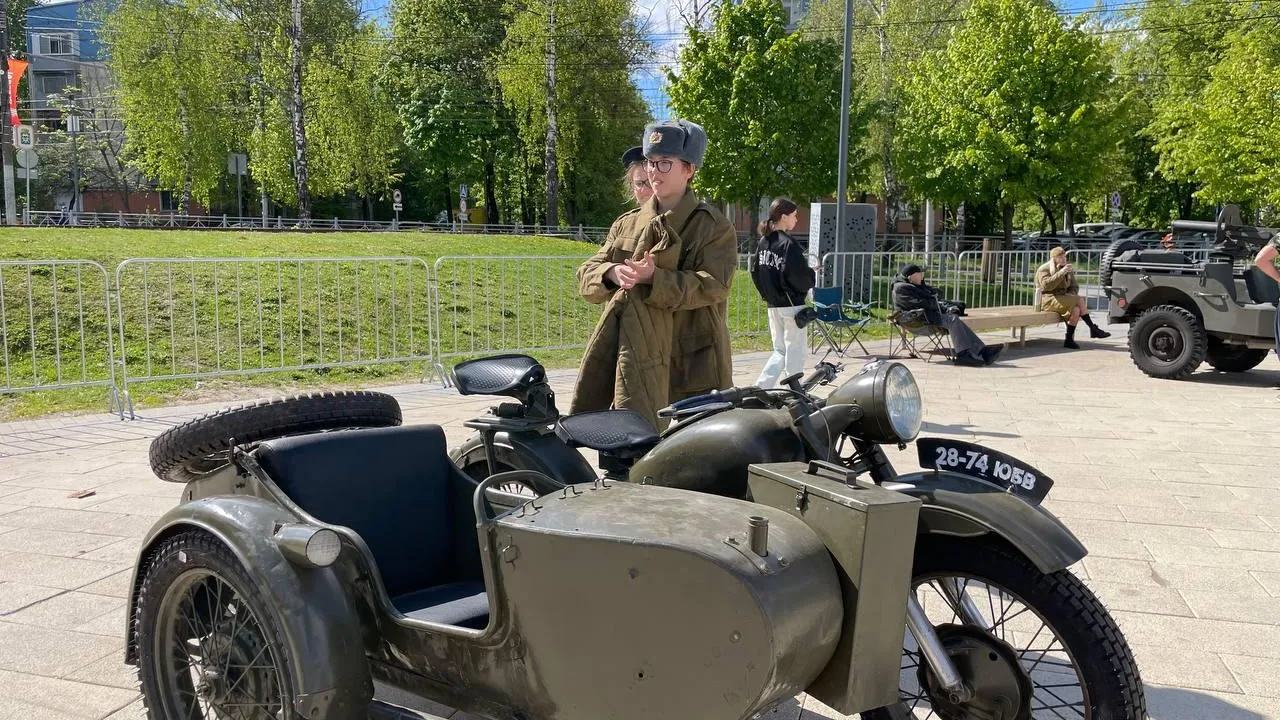 Музей военной техники под открытым небом устроили в Видном в честь 9 мая