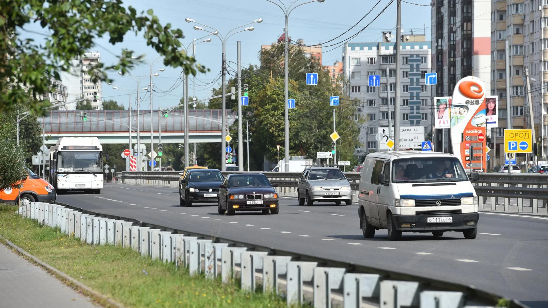 Во вторник утром загруженность подмосковных дорог составила всего 3 балла