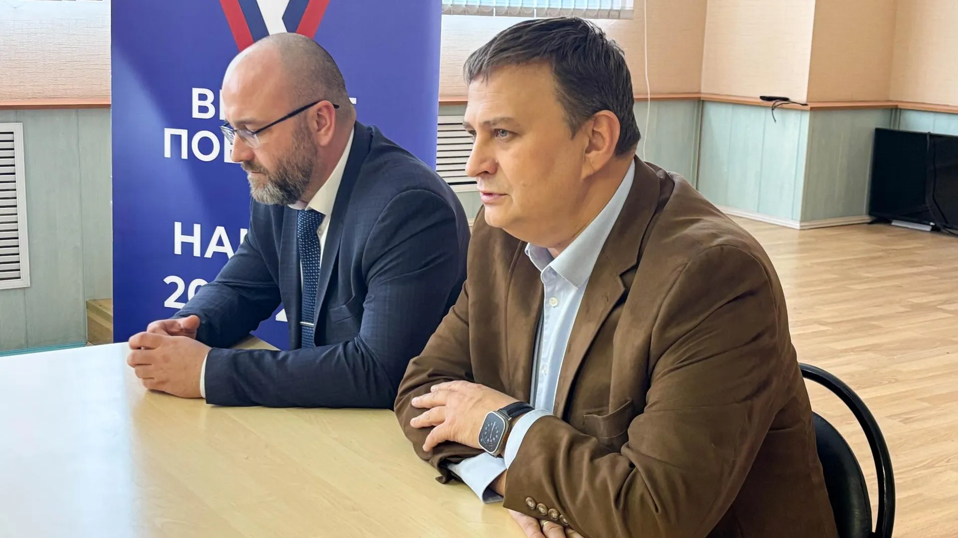 Денис Перепелицын отчитался о проделанной работе перед избирателями Лобни