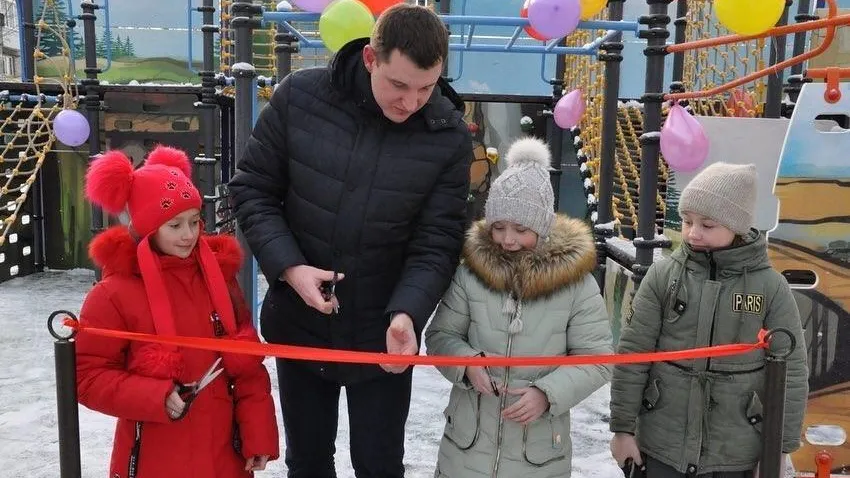 Новую детскую игровую площадку открыли в Электрогорске