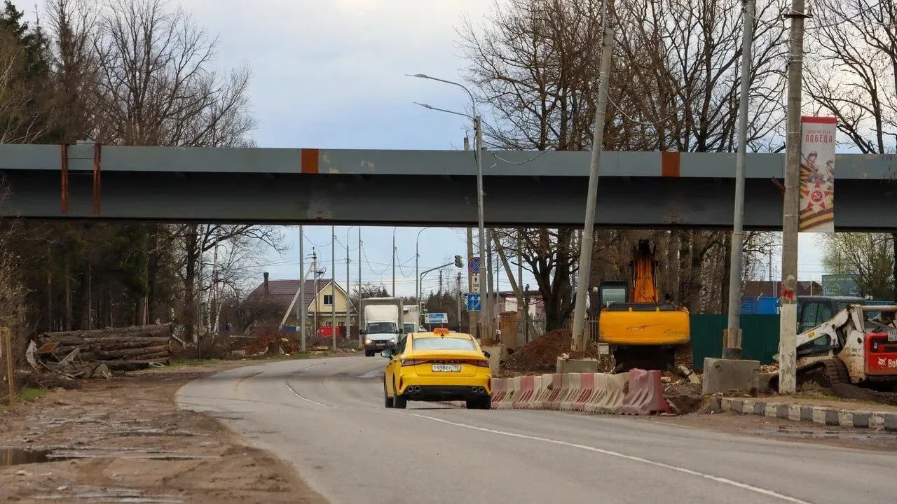 На Северном обходе Лобни реконструируют участок шоссе
