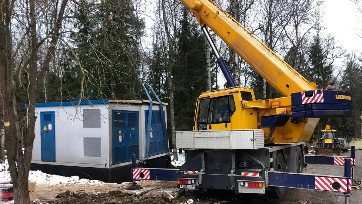Переоборудованную для лечения коронавируса больницу в Подольске обеспечили электричеством