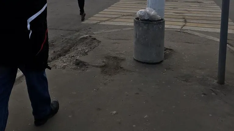 Тротуар на Вокзальной площади в Подольске отремонтируют до конца апреля
