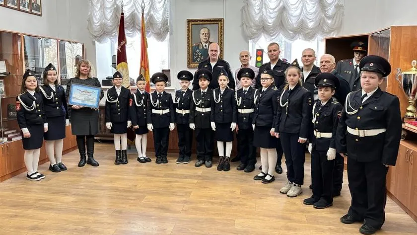 Экскурсию для кадетов провели сотрудники полиции в Красногорске