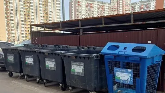 В Балашихе построили новую контейнерную площадку для раздельного сбора отходов