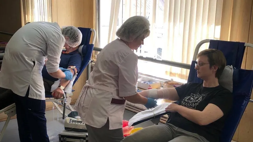 В Павловском Посаде прошла выездная донорская акция