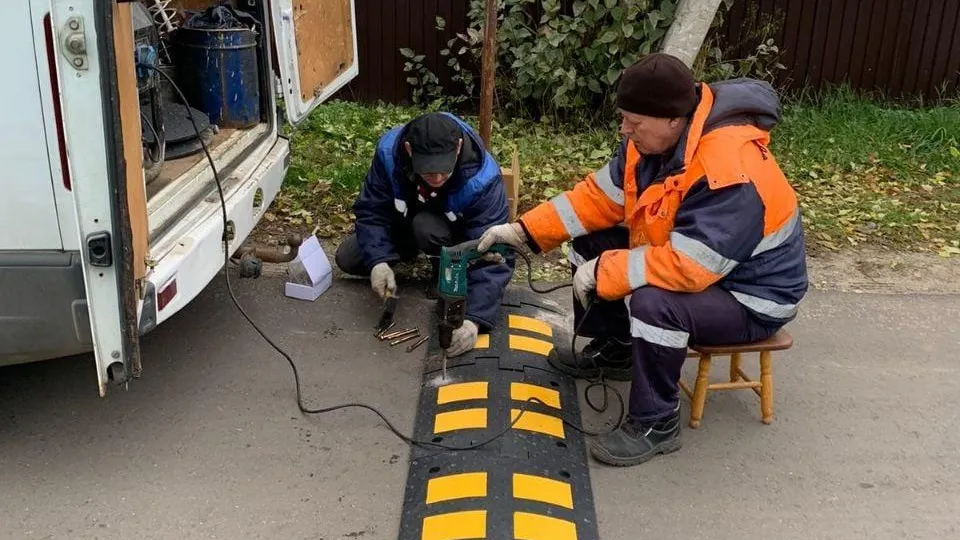 Более 50 искусственных неровностей оборудовали на дорогах Люберец с начала года