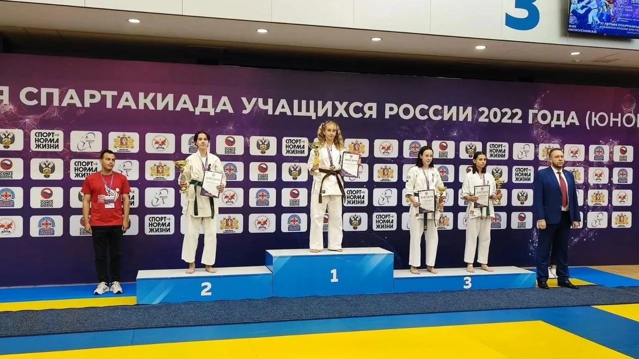 Спортсменка из спортклуба Щелкова стала чемпионкой Спартакиады учащихся России