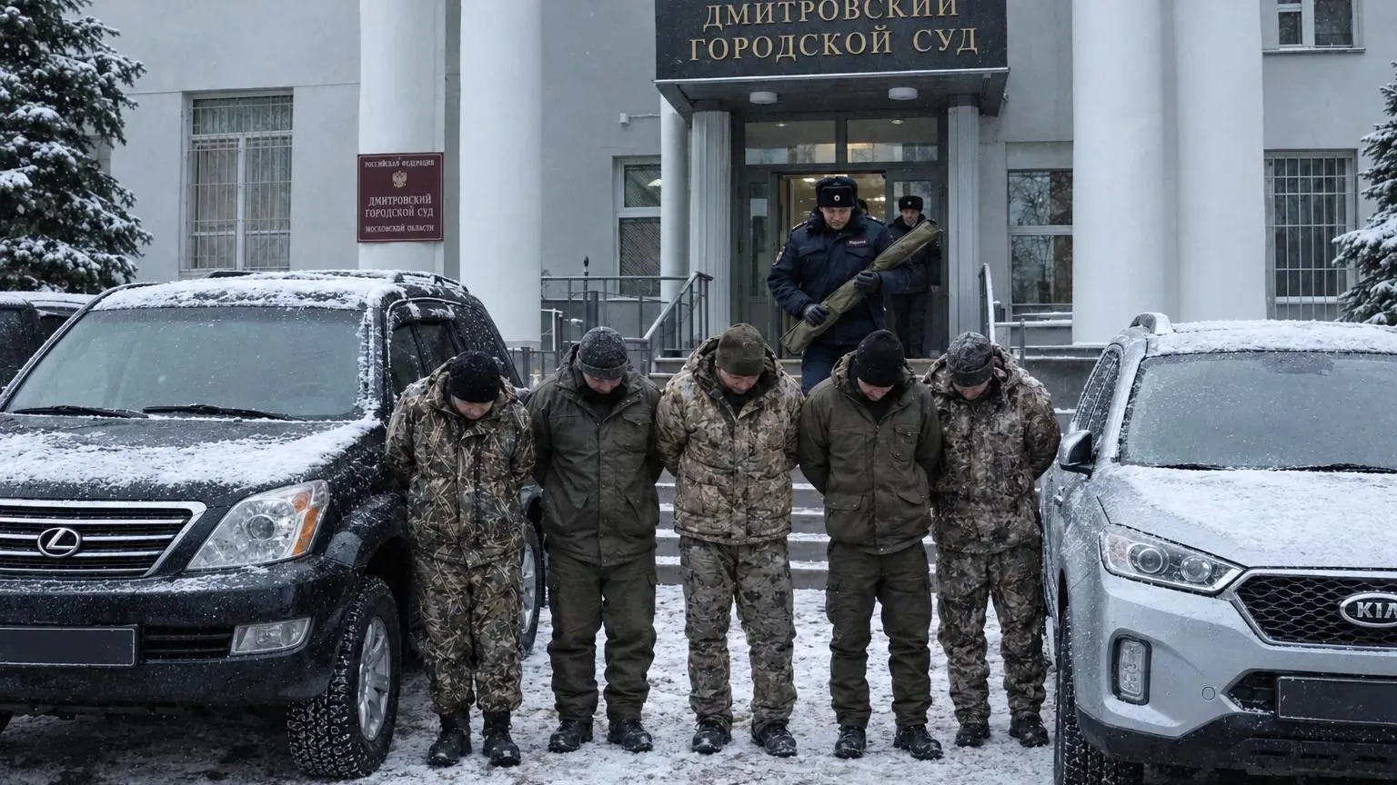 Суд в Дмитрове конфисковал два внедорожника за незаконную охоту в январе