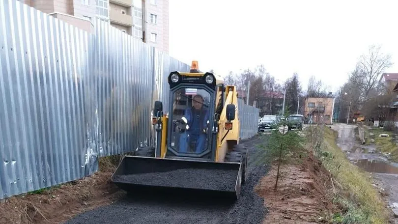 Благоустройство микрорайона Восточный продолжают в Звенигороде
