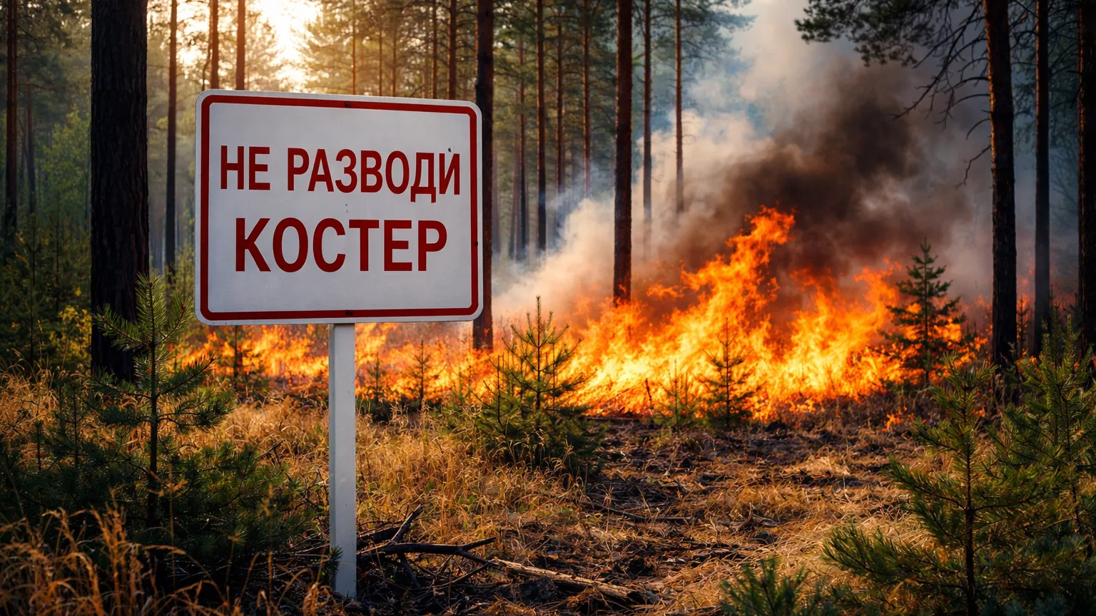 В Подмосковье с 20 марта объявили пожароопасный сезон