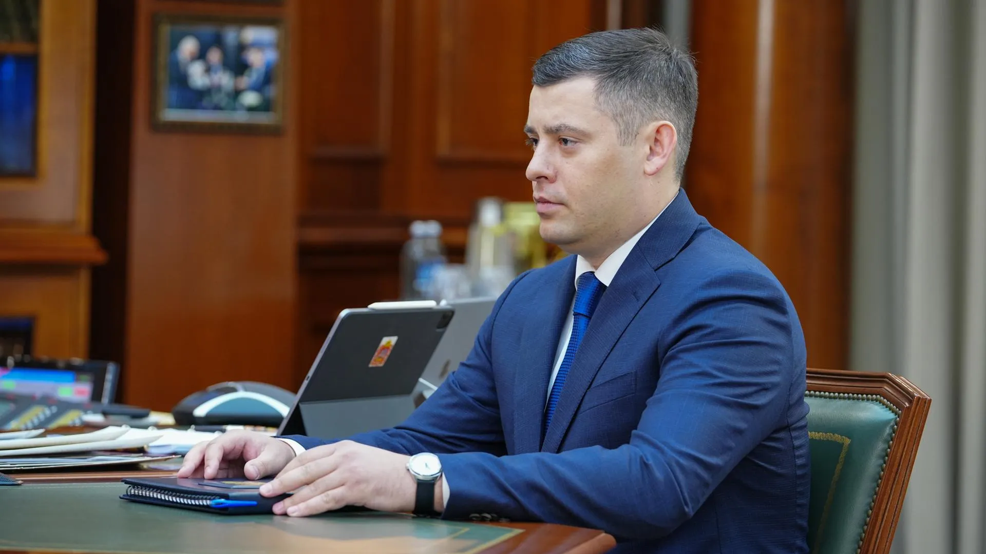 Глава Подольска доложил губернатору Подмосковья Воробьеву о строительстве школ