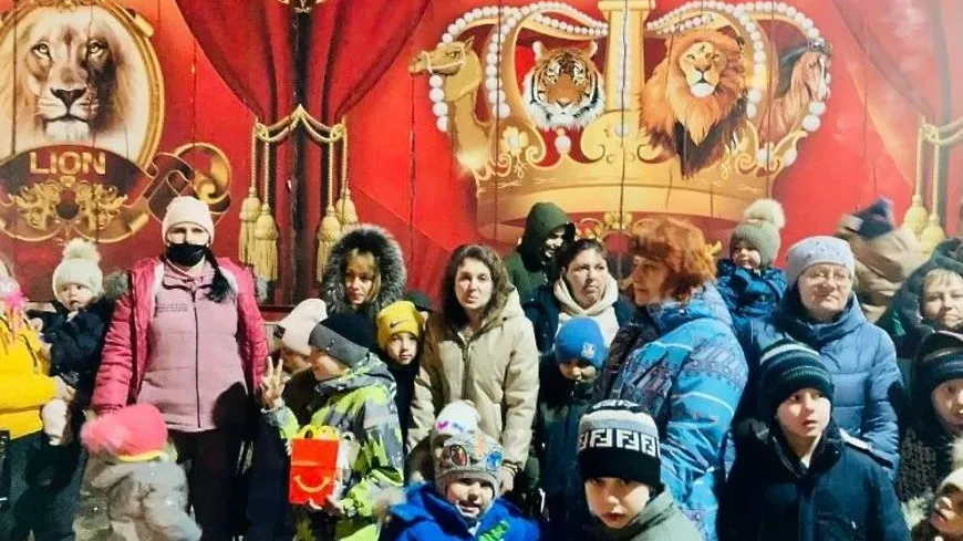 Дети из Донецка посмотрели цирковое представление в Коломне