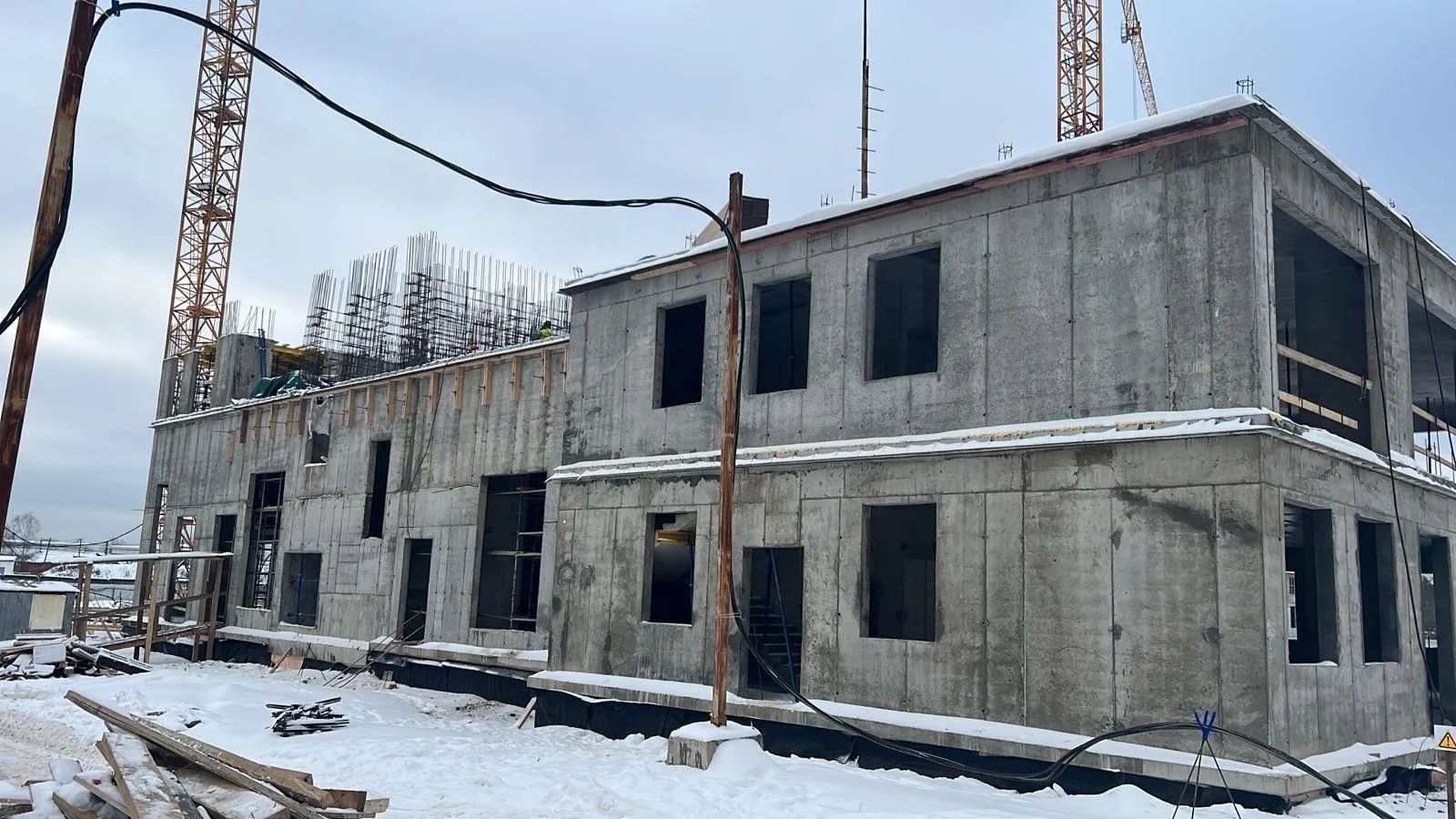 Поликлинику строят в ЖК «Экоград Новый Катуар» Дмитровского округа