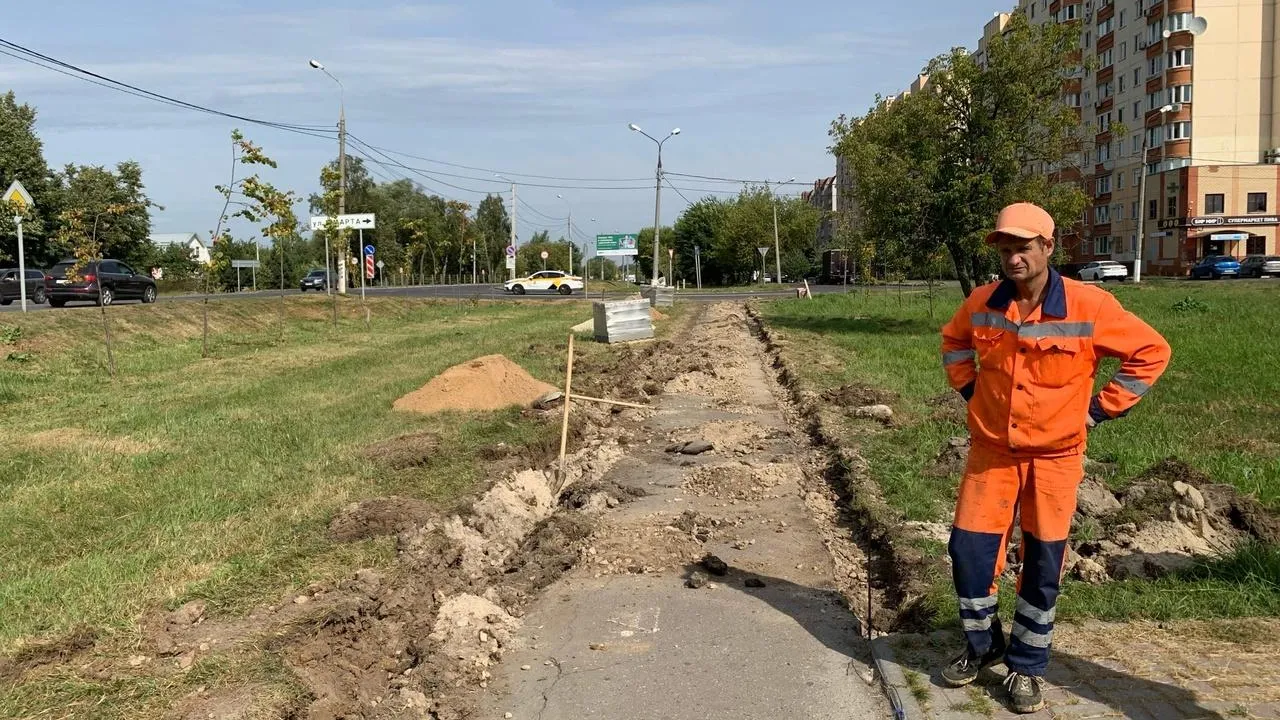 В Подольске отремонтируют тротуар к переходу на Симферопольском шоссе