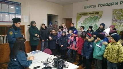 Воспитанники детсадов в Орехове‑Зуеве узнали об алгоритме действий при пожаре