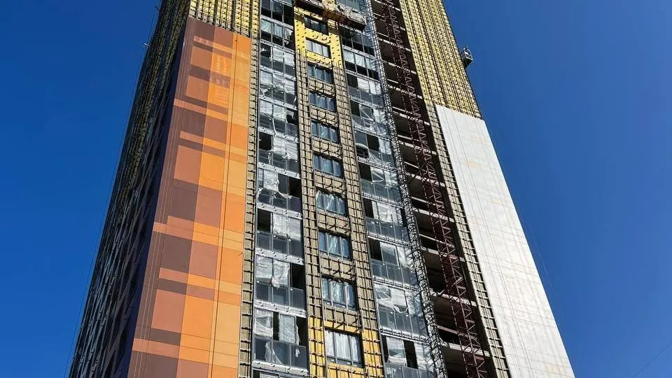 В Мытищах достраивают последний корпус жилого комплекса «Отрадный»