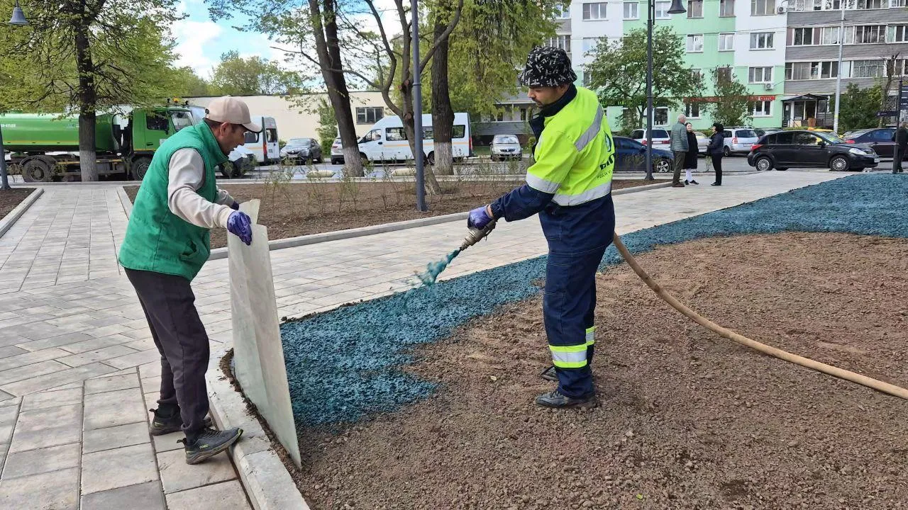 В Ногинске приступили к озеленению сквера Ногина
