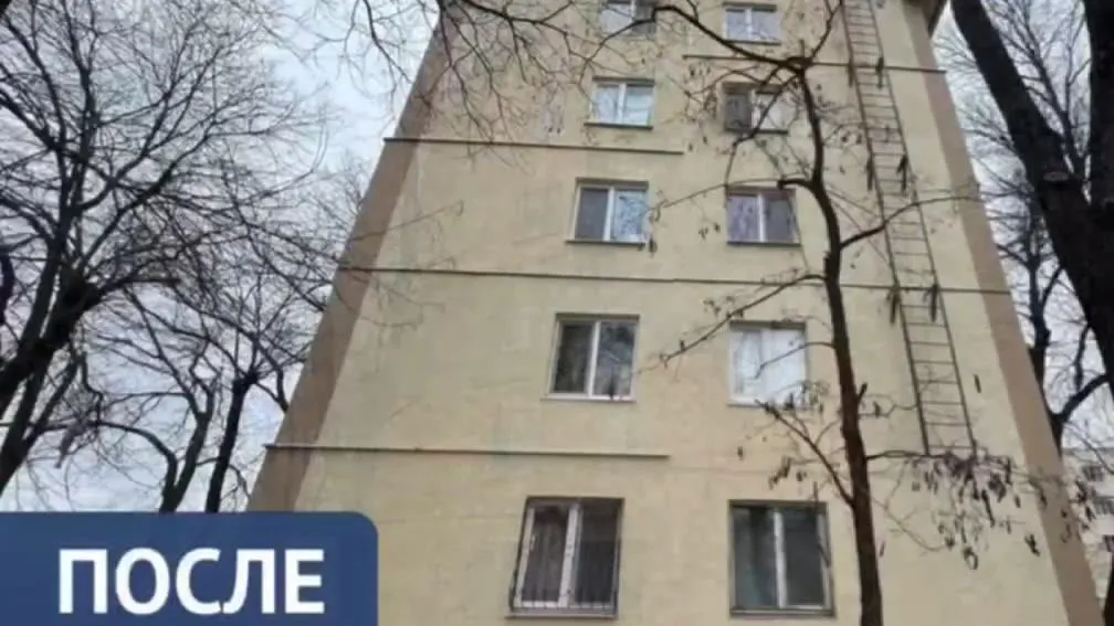 Подмосковные специалисты восстановили пятиэтажку в Мариуполе